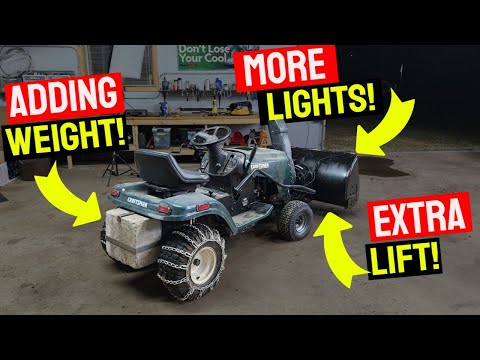 Видео: Последние штрихи к проекту снегоочистителя Craftsman 917