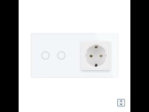 Видео: Как подключить сенсорный выключатель с розеткой с заземлением .