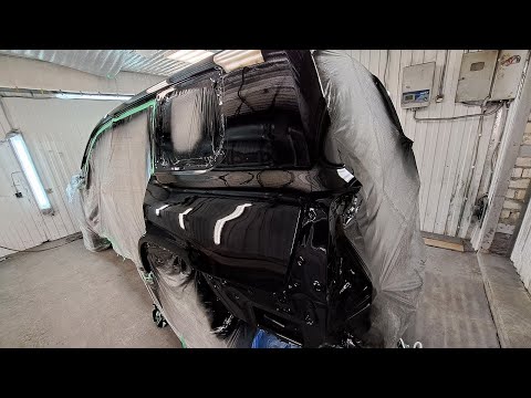 Видео: Крузак 200! Покраска кузова с переходом на внутряк!