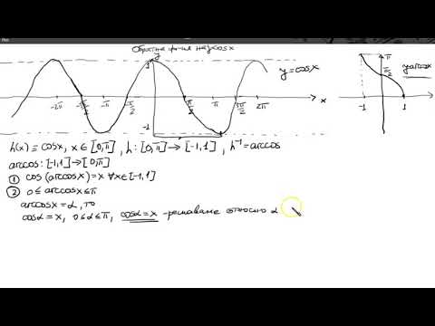 Видео: 4. Тригонометрична окръжност. Обратни тригонометрични функции