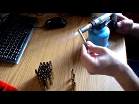 Видео: отжиг гильз