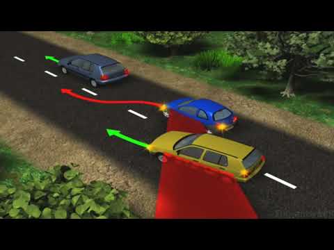 Видео: (19) Обгон, опережение, торможение. ПДД в Польше.