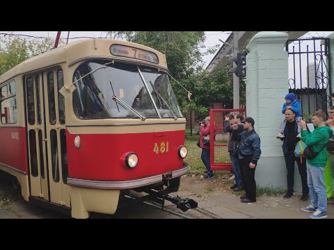 Видео: Парад ретро трамваев в Москве 09.09.2023. Все трамваи.