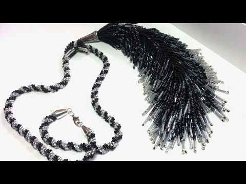 Видео: Bead brush/How to make a bead brush/Кисть из бисера/БИСЕРНАЯ КИСТЬ/Кулон из бисера/Натали Амапола