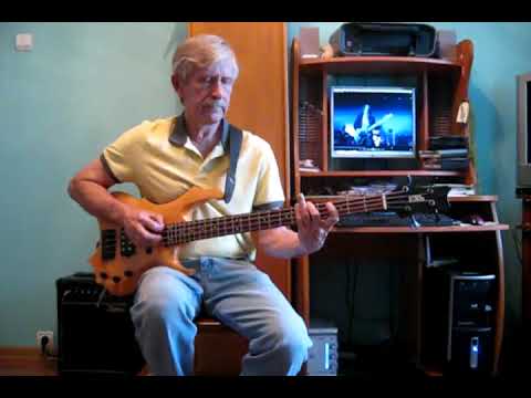 Видео: Группа Стаса Намина Цветы - звездочка моя ясная - бас(BASS COVER)