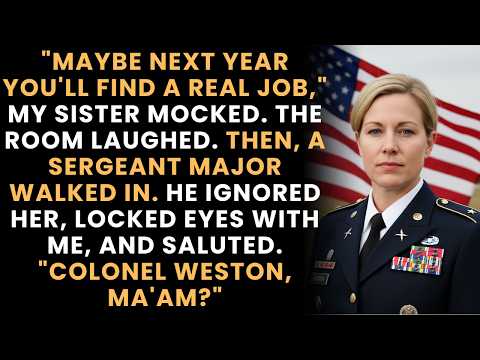 Видео: Моя сестра посмеялась надо мной за рождественским ужином, а потом мой полковник отдал мне честь п...
