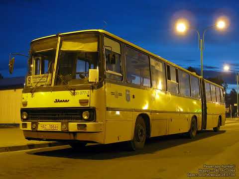 Видео: Информатор Брестского автобусного маршрута №9 Южный-Мясокомбинат