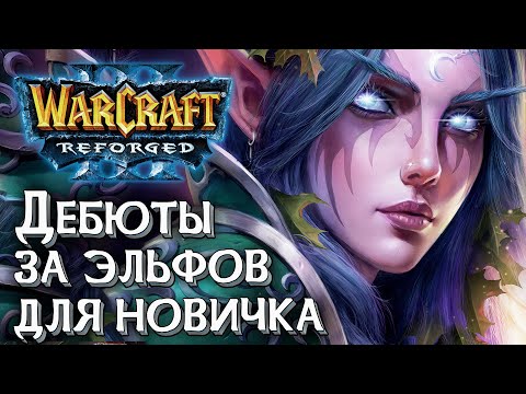 Видео: Дебюты за Ночных Эльфов для новичка: Разбираемся в Warcraft 3 Reforged