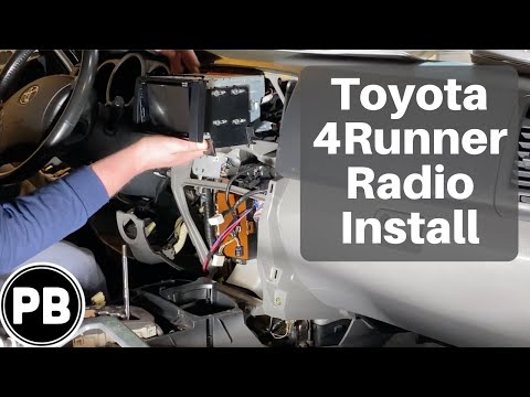 Видео: Установка радиоприемника на Toyota 4Runner 2003–2009 годов выпуска (с JBL)