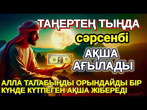Видео: Тыңда Өте күшті дұға сәрсенбі, Алла бір күнде ойламаған ақша байлық жібереді, Қарыздан Құтылып