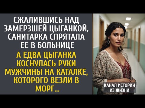 Видео: Сжалившись над замерзшей цыганкой, санитарка спрятала ее в больнице… А едва та коснулась каталки…