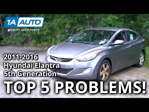 Видео: 5 главных проблем Hyundai Elantra Sedan 2011-2016 5-го поколения