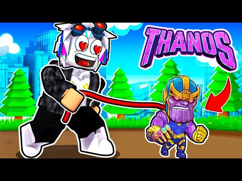 Видео: ПОЙМАЛ САМОГО СИЛЬНОГО РЕБЕНКА ТАНОСА СИЛОЙ 250.000.000.000 В ROBLOX CATCH DA BABY