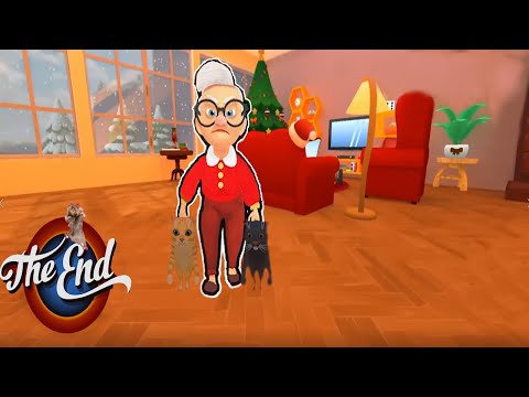 Видео: Кот и бабка#5.РАЗОЗЛИЛИ БАБУЛЮ . Игра Cat and Granny на TV Мяу