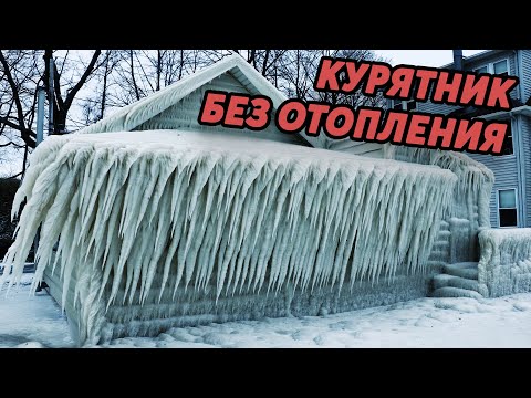 Видео: Обогрев курятника зимой. Как не дать курам замерзнуть. Отопление без электричества.