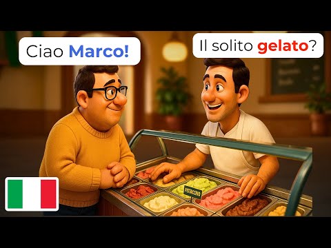 Видео: 🇮🇹 Разговоры в Мороженом Магазине | A1-A2 Начинающий | Учите итальянский через естественные диалоги