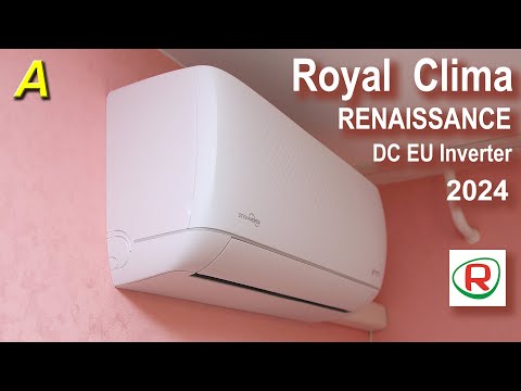 Видео: ROYAL Clima RENAISSANCE DC EU Inverter 2024 - Полный обзор флагманского кондиционера RCI - RNC24HN