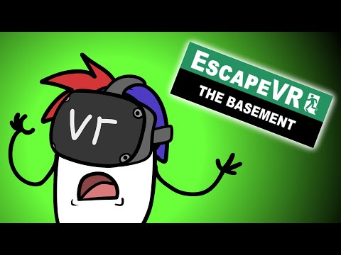 Видео: ZAKAPLAY - EscapeVR:The Basement (Сбегаю из подвала)