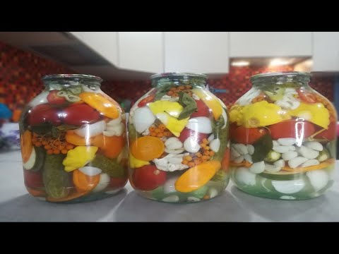 Видео: ВКУСНЕЙШЕЕ МАРИНОВАННОЕ АССОРТИ НА ЗИМУ Сделаете один раз будете делать постоянно