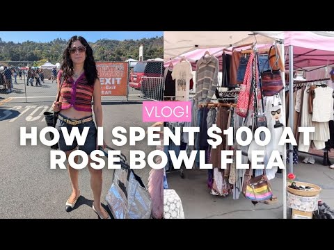 Видео: ВЛОГ! КАК Я ПОТРАТИЛ 100 ДОЛЛАРОВ НА БЛОШИНОЙ РЫНКЕ РОУЗ-БОУЛ