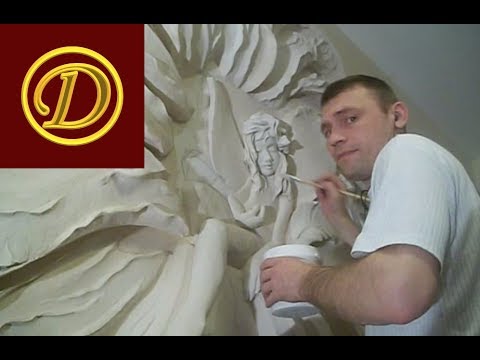 Видео: Барельеф, Алексей Коробка, Рабочие моменты. "Дюймовочка"