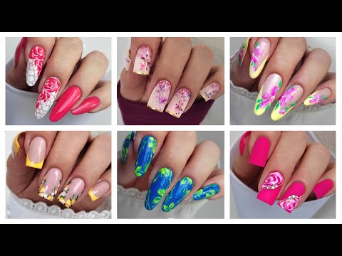 Видео: Дизайн ногтей 2025 🌼 Цветочные ногти #20nails