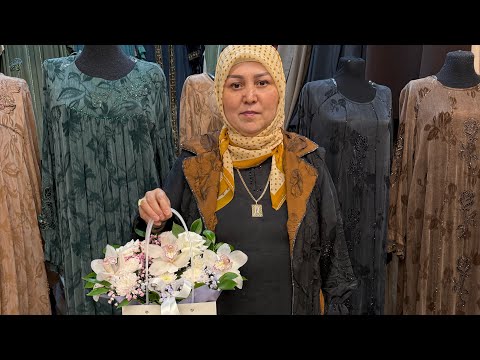 Видео: Садовод  Айнура🌹🌹🌹Турецкие  нарядные платья из натурального щеёлка, качество супер❤️❤️❤️🇨🇳