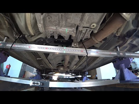 Видео: Subaru Outback.  Замеры, промеры и вытяжка лонжерона в норму!