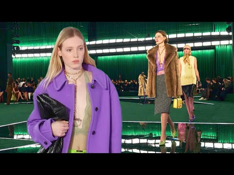 Видео: Gucci мода в Милане Осень Зима 2025/2026 | Одежда и аксессуары
