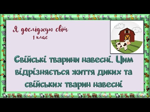Видео: Свійські тварини навесні
