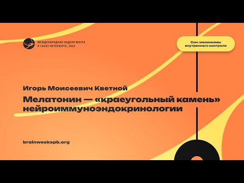 Видео: Мелатонин – «краеугольный камень» нейроиммуноэндокринологии