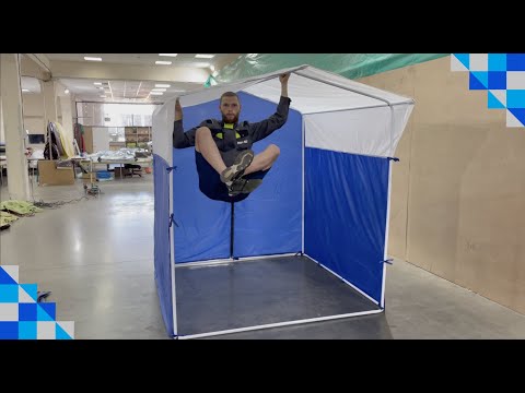 Видео: Торгово-выставочная палатка. Преимущества и процесс сборки. Тент-Опт