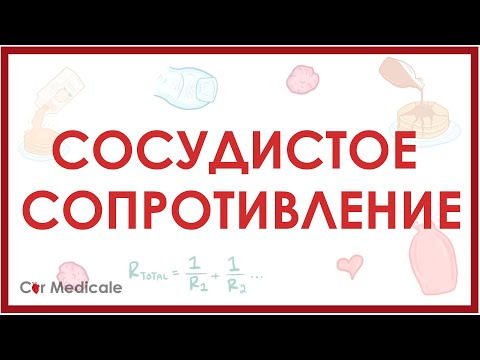 Видео: Сосудистое сопротивление - физиология сердечно-сосудистой системы, гемодинамика