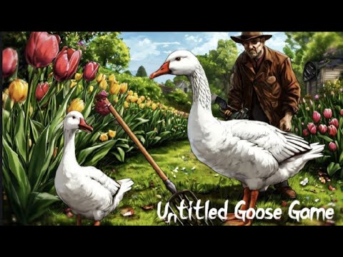 Видео: КООП ГУСИНАЯ ВАКХАНАЛИЯ ● Untitled Goose Game ●