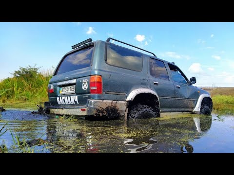 Видео: Крутой Подъем. Болото [Toyota 4Runner vs НИВА vs УАЗ vs Tundra] ОФФРОУД