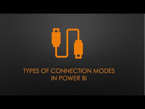 Видео: Типы подключений в Power BI: Import, DirectQuery, Live и Dual