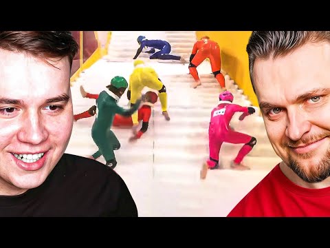 Видео: СКОЛЬЗКАЯ ЛЕСТНИЦА В ЯПОНИИ - Реакция на Yuri The Professional
