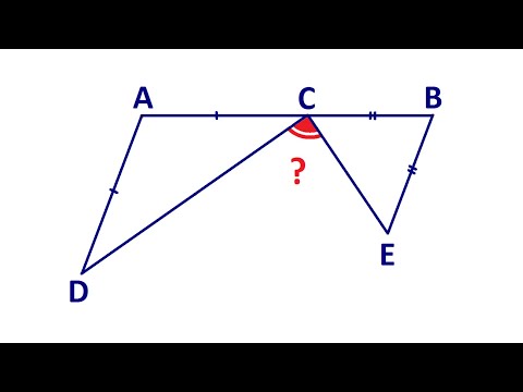 Видео: Найдите угол на рисунке ★ Задача от Атанасяна #298