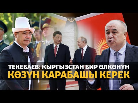 Видео: Текебаев: Кыргызстан бир өлкөнүн көзүн карабашы керек