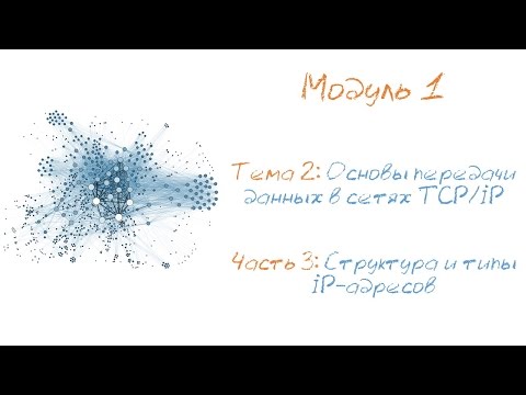 Видео: Структура и типы IP-адресов: номер подсети/сети и номер узла сети