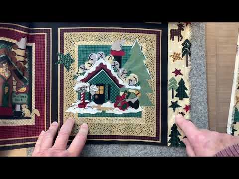 Видео: Рождественский журнал из ткани 2025 / Подготовка обложки / Проект «Медленная вышивка» / #december...