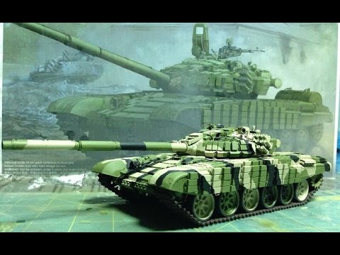 Видео: Т-72Б (Trumpeter) Часть 6