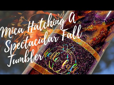 Видео: Учебное пособие по выращиванию осеннего тумблера слюды #micahatching #fall tumbler