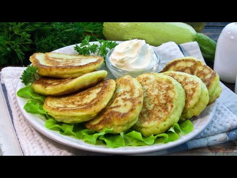 Видео: Оладьи из Кабачков 💥 очень вкусные и нежные 💥
