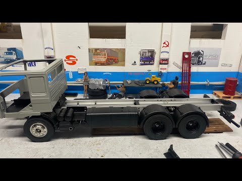 Видео: Новые Michelin для MAN F2000 1:14 RC модель на радиоуправлении jx model