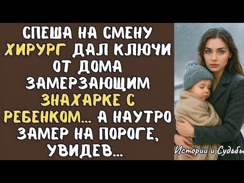 Видео: Спеша на смену ХИРУРГ дал ключи от дома замерзающим ЗНАХАРКЕ с ребенком... А наутро замер, увидев…