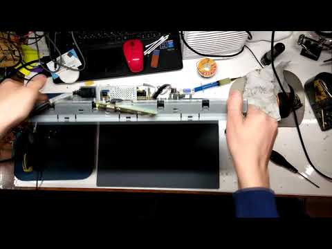 Видео: Белое изображение на мониторе ACER - Ремонт