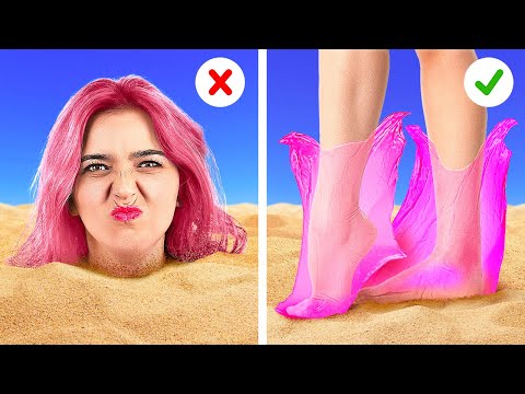 Видео: ГЕНИАЛЬНЫЕ ЛЕТНИЕ ЛАЙФХАКИ, КОТОРЫЕ СТОИТ ПОПРОБОВАТЬ В ЭТОМ ГОДУ