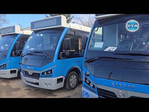 Видео: Нови девет електробуса бяха представени в базата на „Градски транспорт – Добрич"