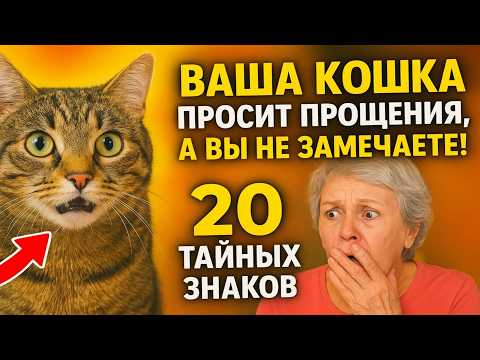 Видео: Ваша Кошка Просит Прощения, а ВЫ НЕ ЗАМЕЧАЕТЕ! 20 Тайных Знаков 😼